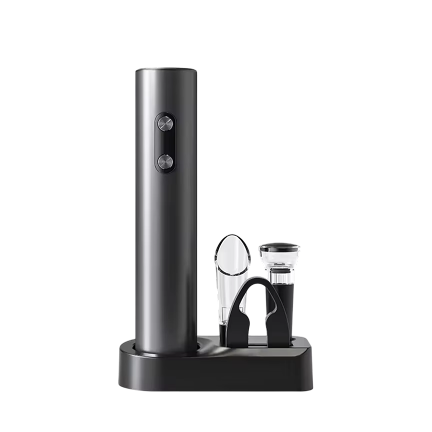 EnziVine 4-in-1 Electric Wine Bottle Opener Gift Set