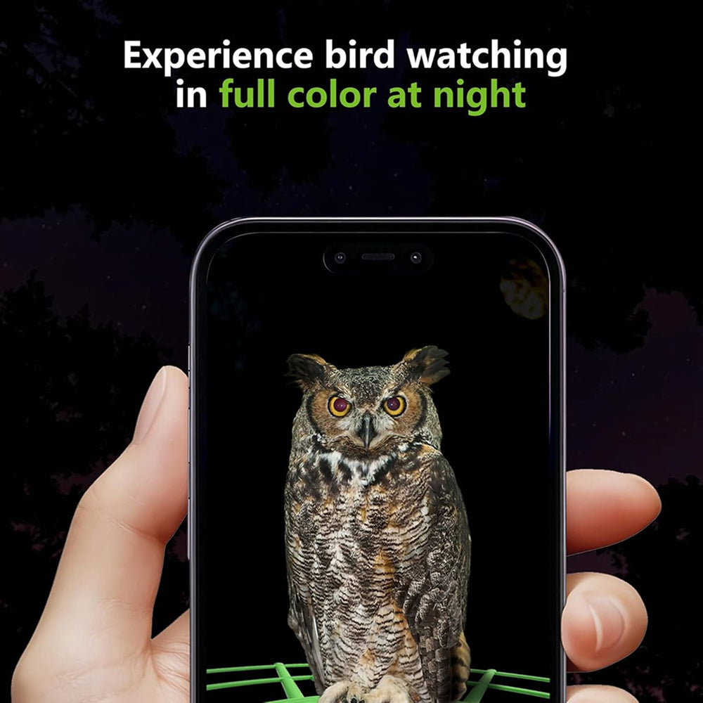 DeasNocx WiFi Bird Feeder Camera 1080P HD Night Vision