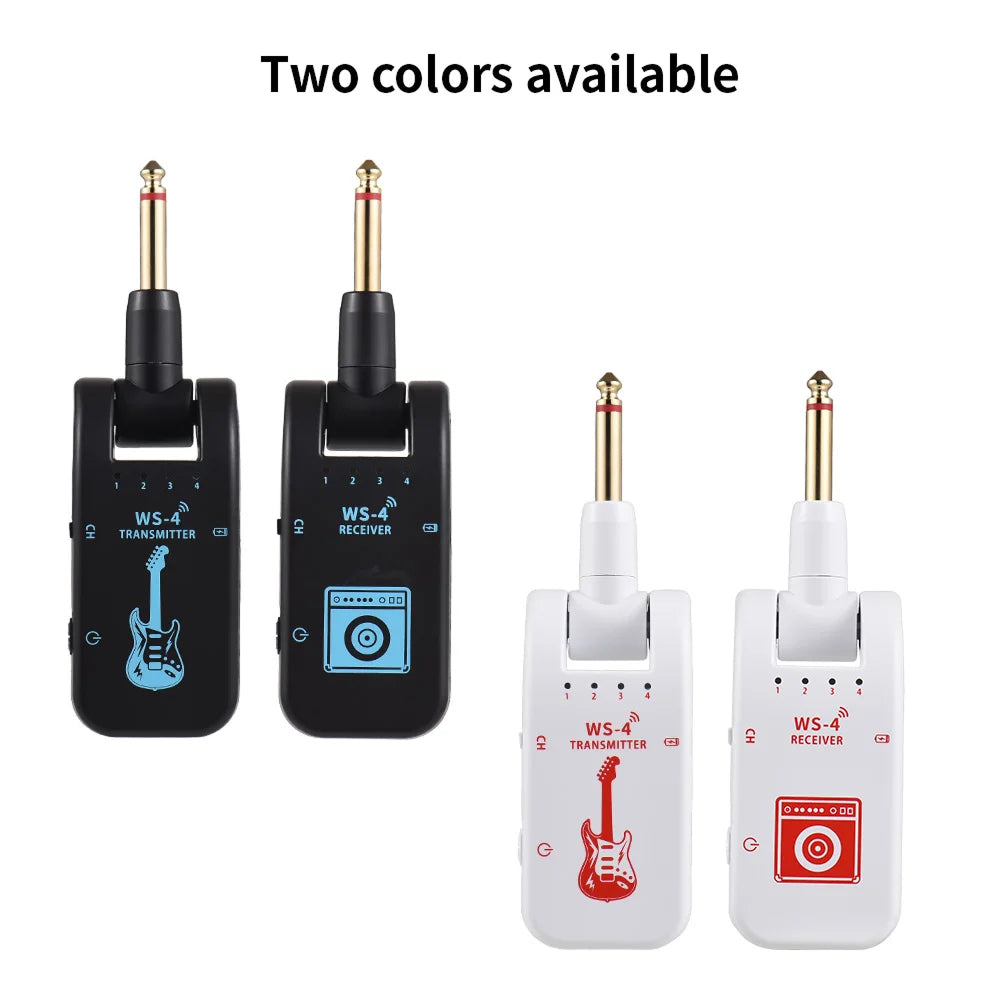 InsMazid Wireless Guitar Transmitter and Receiver 48K HD Audio
