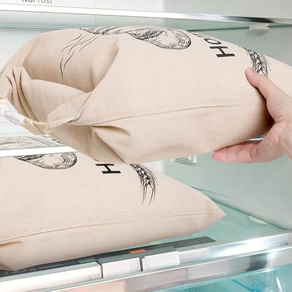 BeeBredix Reusable Organic Beeswax Bread Bag for Sourdough