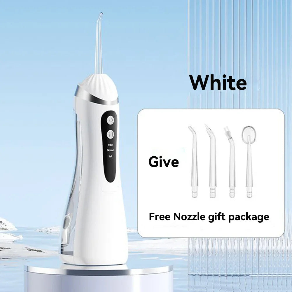 FloziWash Handheld Water Flosser 1600 Pulses Per Minute