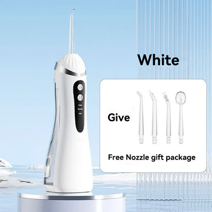 FloziWash Handheld Water Flosser 1600 Pulses Per Minute