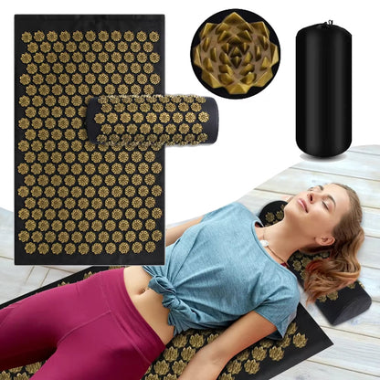 AcuRelaxy Acupressure Mat for Back Pain & Relaxation UK