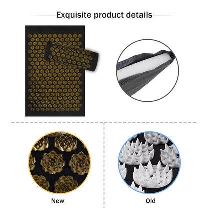 AcuRelaxy Acupressure Mat for Back Pain & Relaxation UK