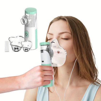AeroEzex Portable Silent Mesh Nebuliser for Asthma & Respiratory Care