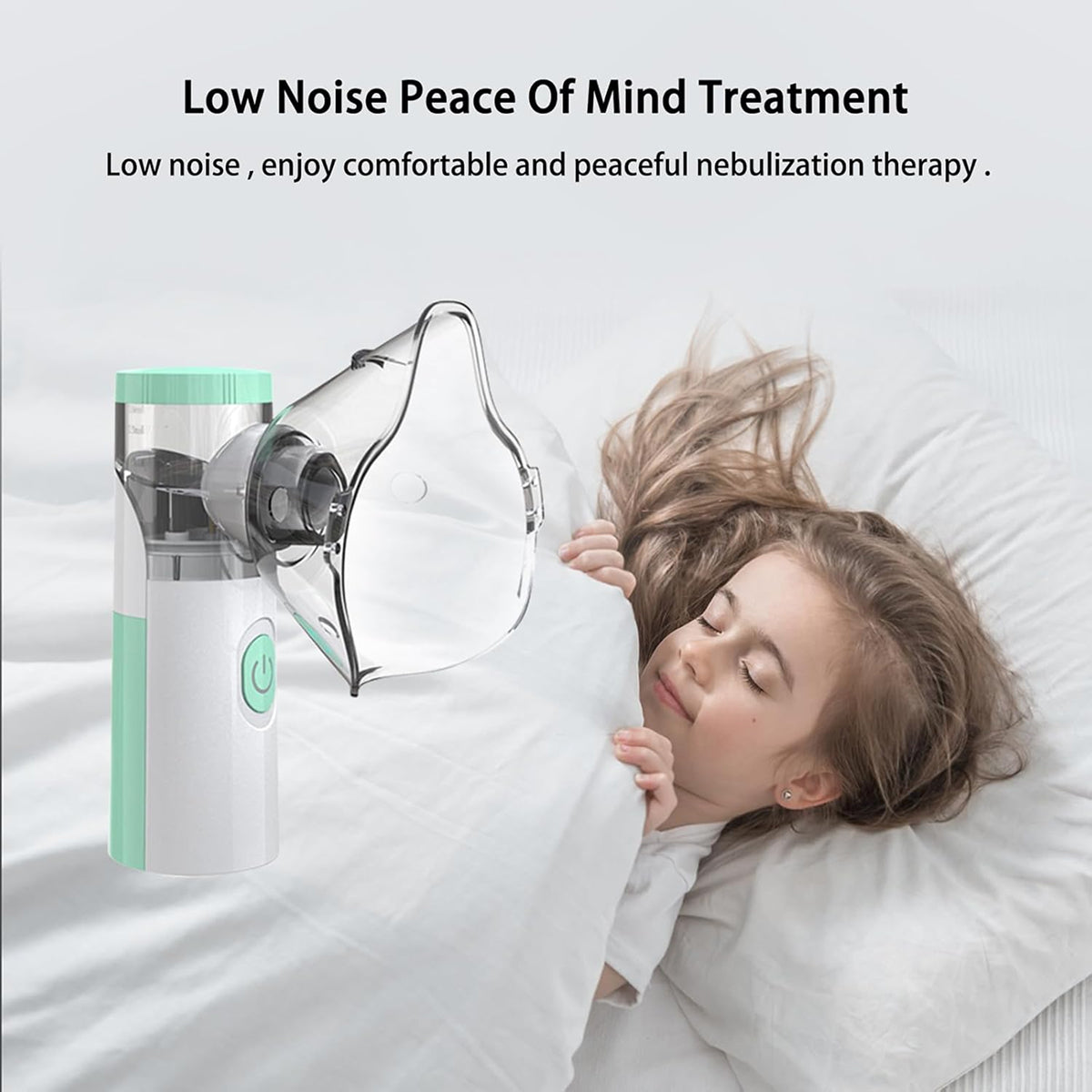 AeroEzex Portable Silent Mesh Nebuliser for Asthma & Respiratory Care