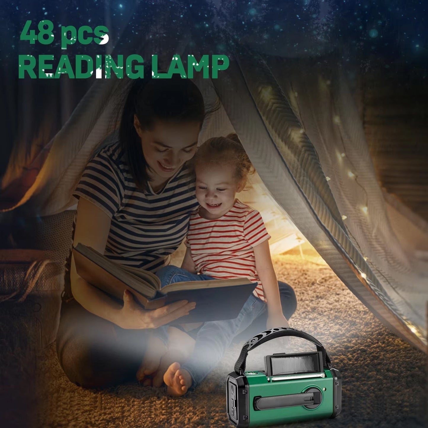 AlertWavi 10000mAh Solar Hand Crank Emergency Radio