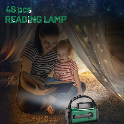 AlertWavi 10000mAh Solar Hand Crank Emergency Radio