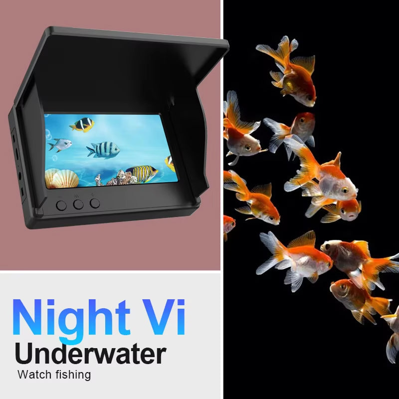 AquaVisee 1080p HD Underwater Fishing Camera 4.3" IPS Monitor