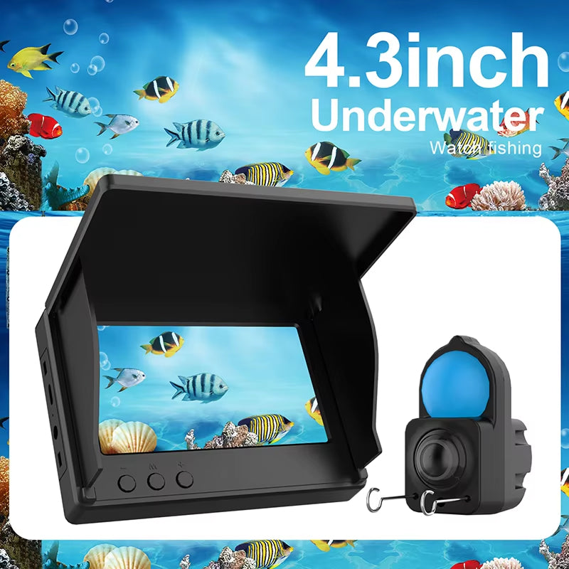 AquaVisee 1080p HD Underwater Fishing Camera 4.3" IPS Monitor