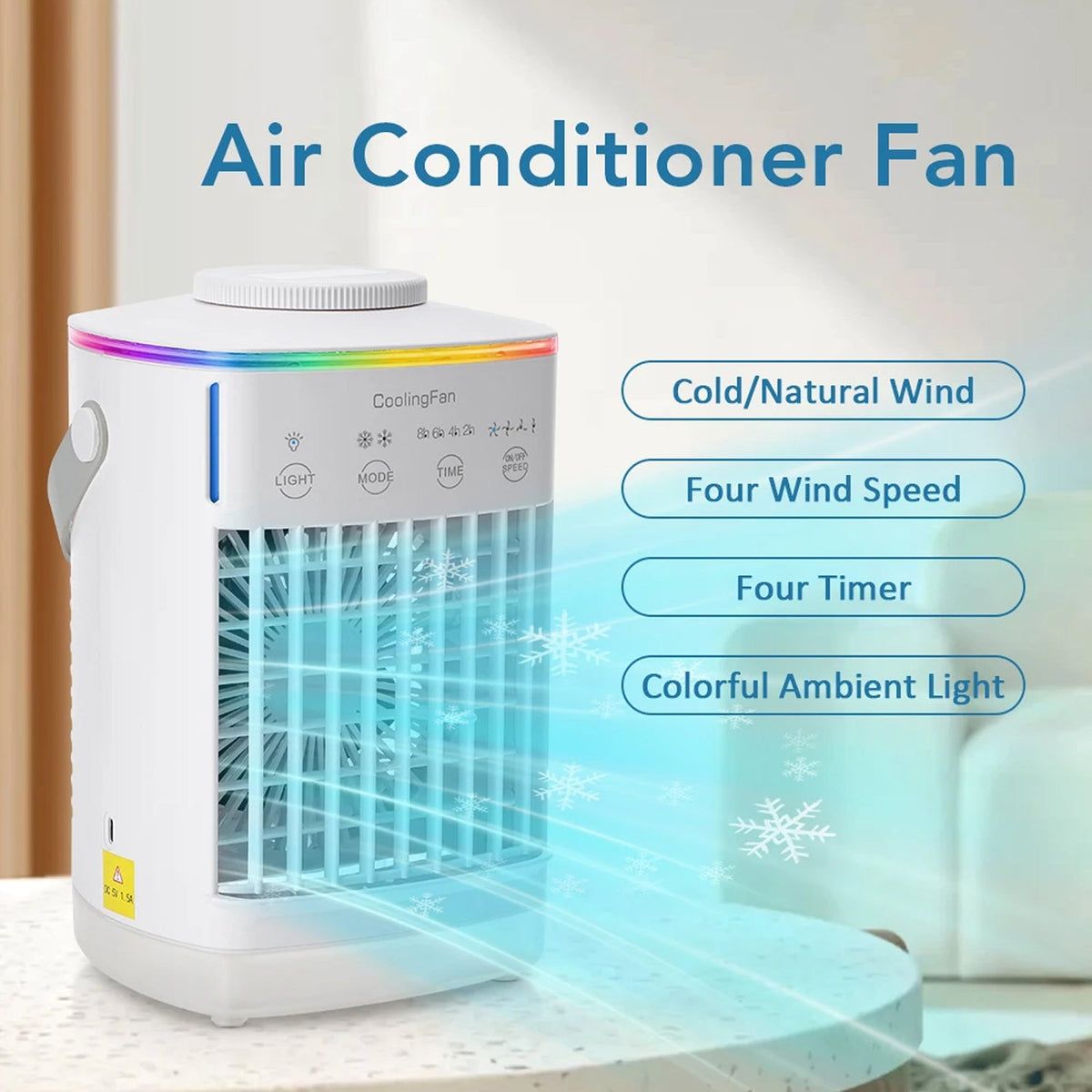 ArcticCori 700ml Portable Air Conditioner USB Personal Cooler