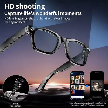 AuraLens Smart AI Glasses with Camera and Translation