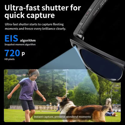 AuraLens Smart AI Glasses with Camera and Translation