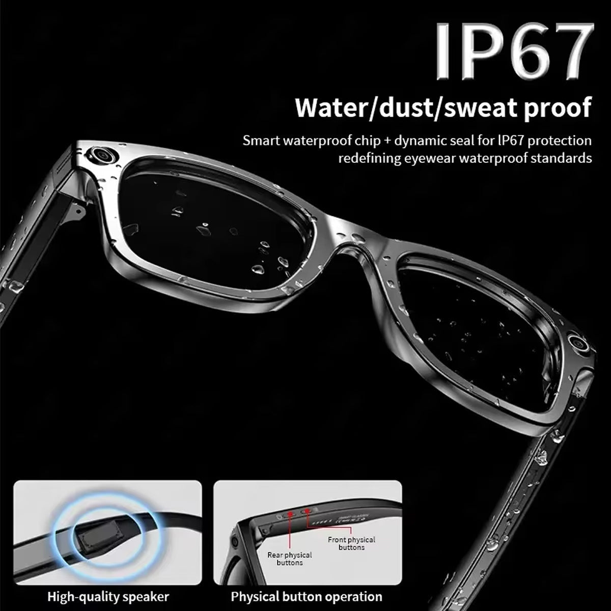 AuraLens Smart AI Glasses with Camera and Translation