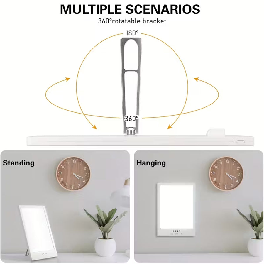AuraMixa 10000 Lux UV-Free Light Therapy Lamp for SAD