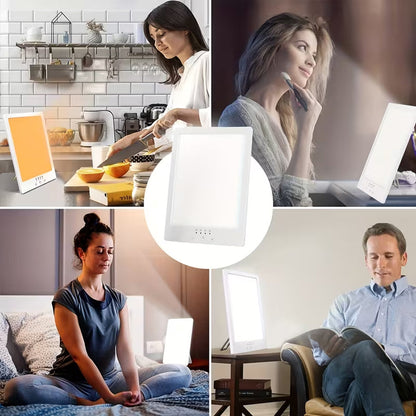 AuraMixa 10000 Lux UV-Free Light Therapy Lamp for SAD