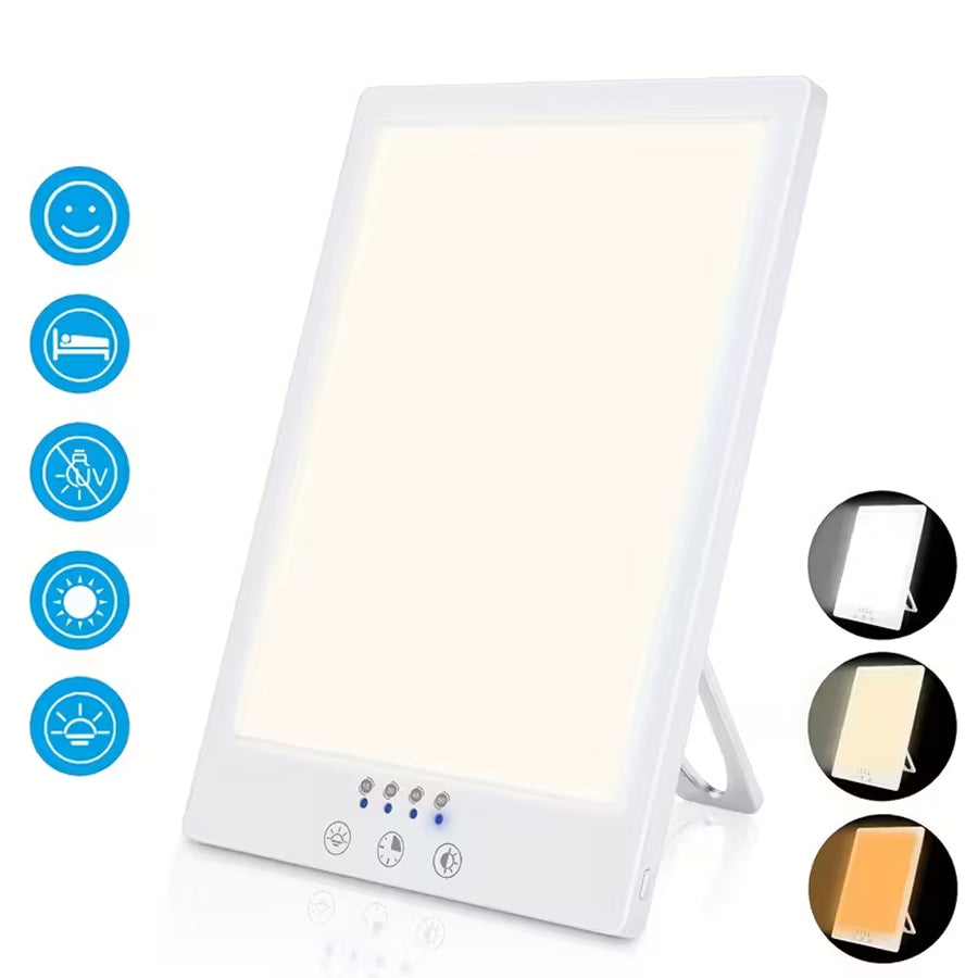 AuraMixa 10000 Lux UV-Free Light Therapy Lamp for SAD