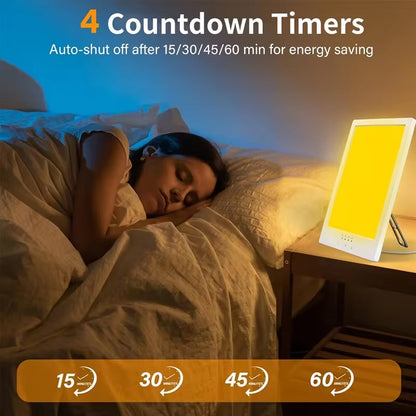 AuraMixa 10000 Lux UV-Free Light Therapy Lamp for SAD