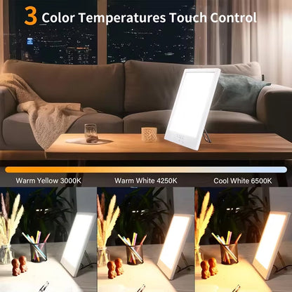 AuraMixa 10000 Lux UV-Free Light Therapy Lamp for SAD