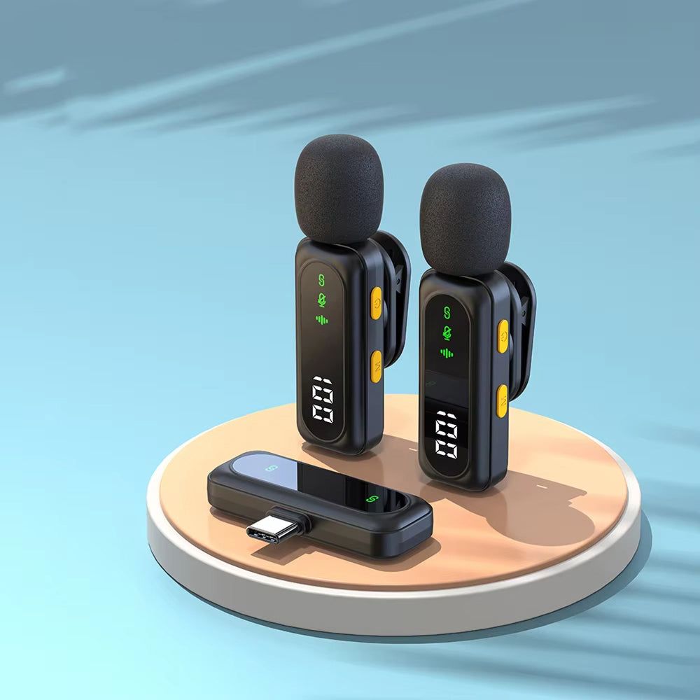 AuziMic Wireless Lavalier Mic with AI Noise Reduction