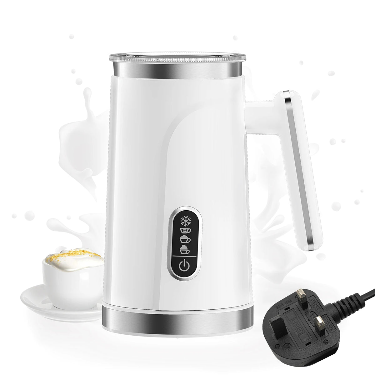 ChocoJiva Smart Hot Chocolate Maker – Automatic Milk Frother, Rapid Thermal Heating & Easy-Pour Spout