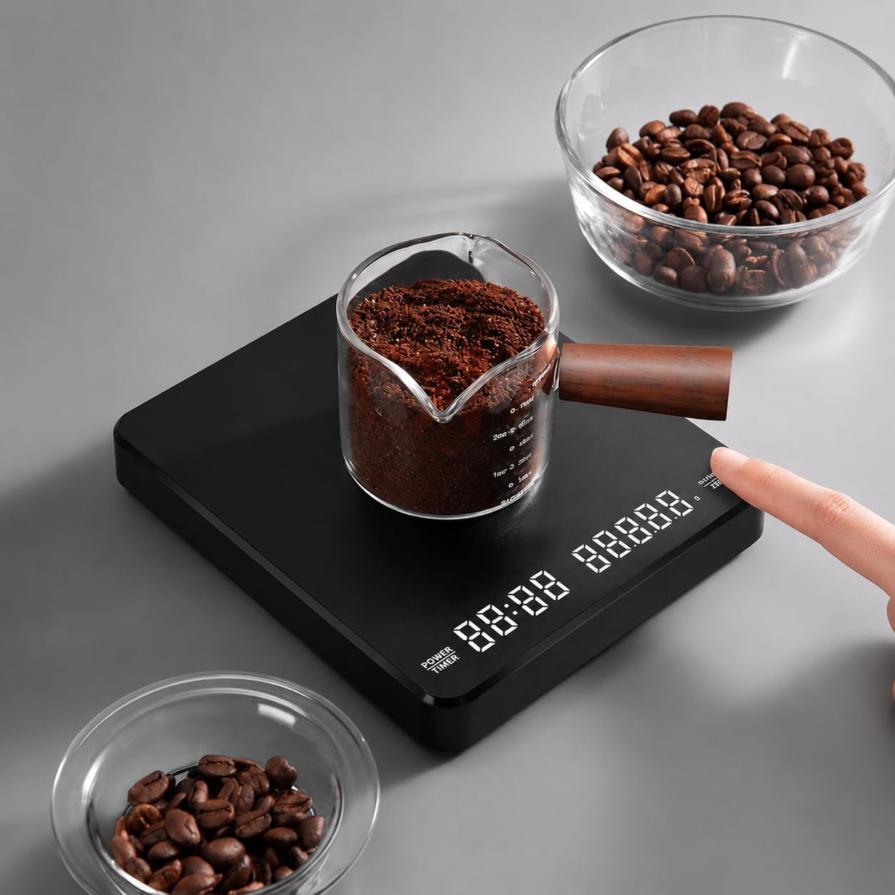 GossWic 0.1g Precision Coffee Scale with Auto-Timer
