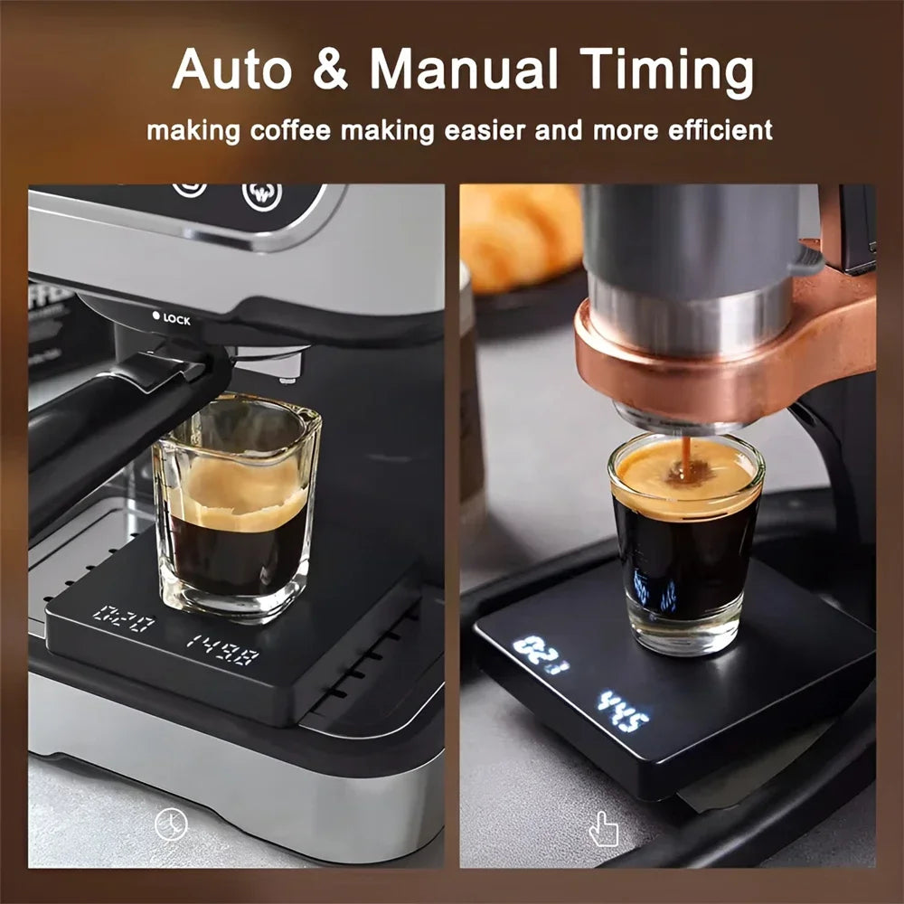 GossWic 0.1g Precision Coffee Scale with Auto-Timer