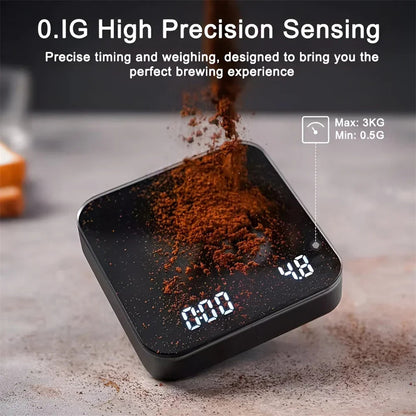 GossWic 0.1g Precision Coffee Scale with Auto-Timer