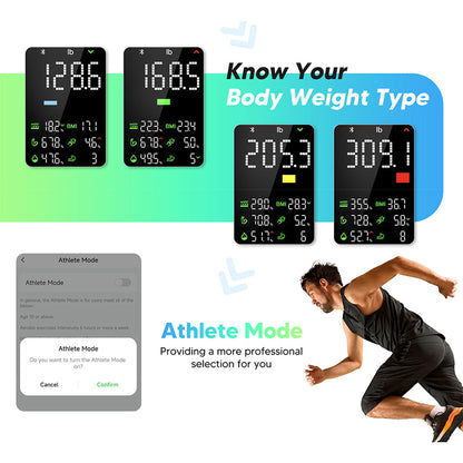 BovScalix Smart Body Composition Scale - 25 Metrics & Athlete Mode