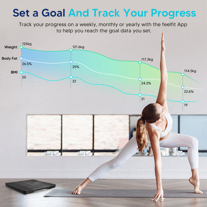 BovScalix Smart Body Composition Scale - 25 Metrics & Athlete Mode
