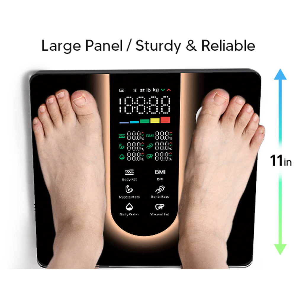 BovScalix Smart Body Composition Scale - 25 Metrics & Athlete Mode