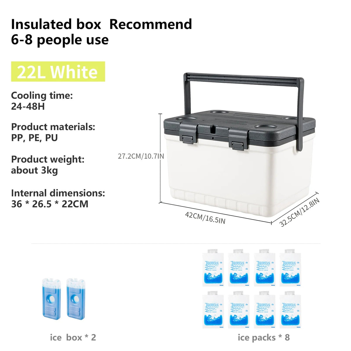 BoxenKovi Cool Box | 60-Hour Ice Retention & Triple-Layer Insulation