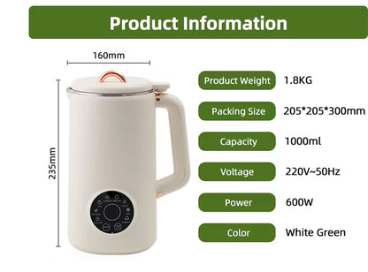BrewDova Automatic Nut and Plant Milk Maker