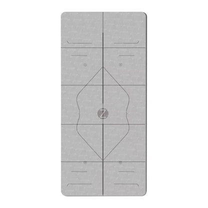 BreziFit Foldable Eco-Friendly Yoga Mat with Alignment Guides
