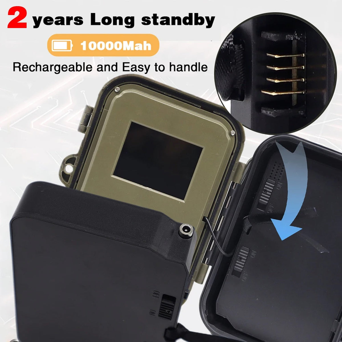 BushiCame 4G LTE 4K Night Wildlife Camera for Garden & Hunting