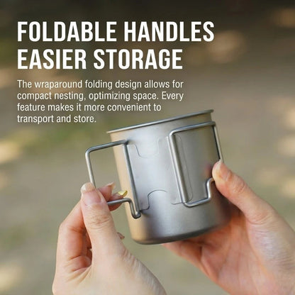 CaborWel Titanium Pour Over Kettle | 143g Ultralight Camping Kettle