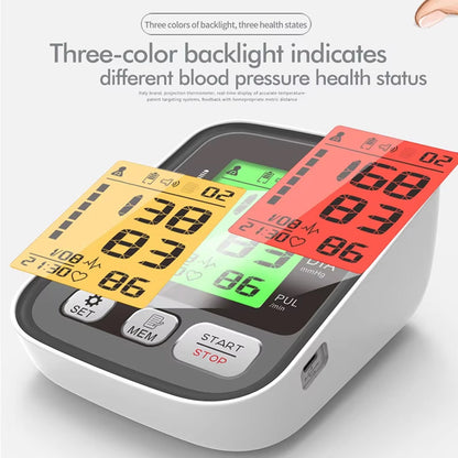 CareHelis Digital Upper Arm Blood Pressure Monitor with Voice and Backlight