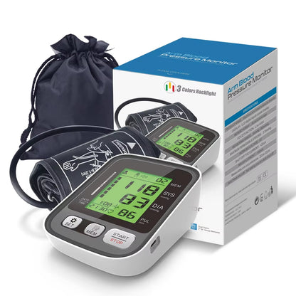 CareHelis Digital Upper Arm Blood Pressure Monitor with Voice and Backlight