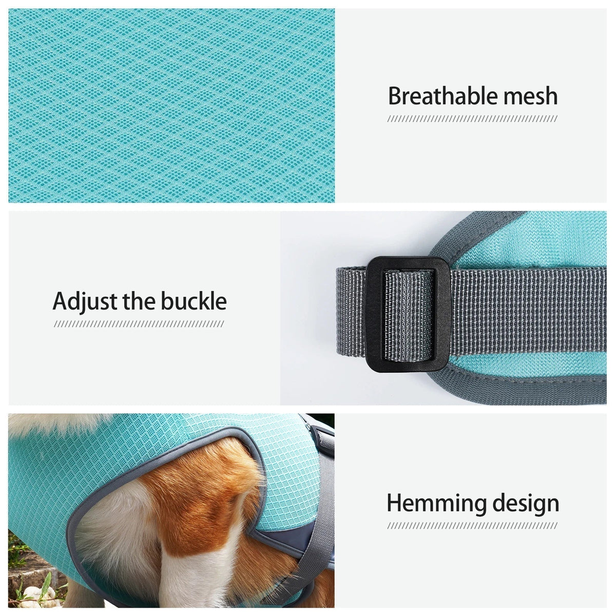 VeciGimax Dog Cooling Vest - Evaporative Heat Relief Jacket