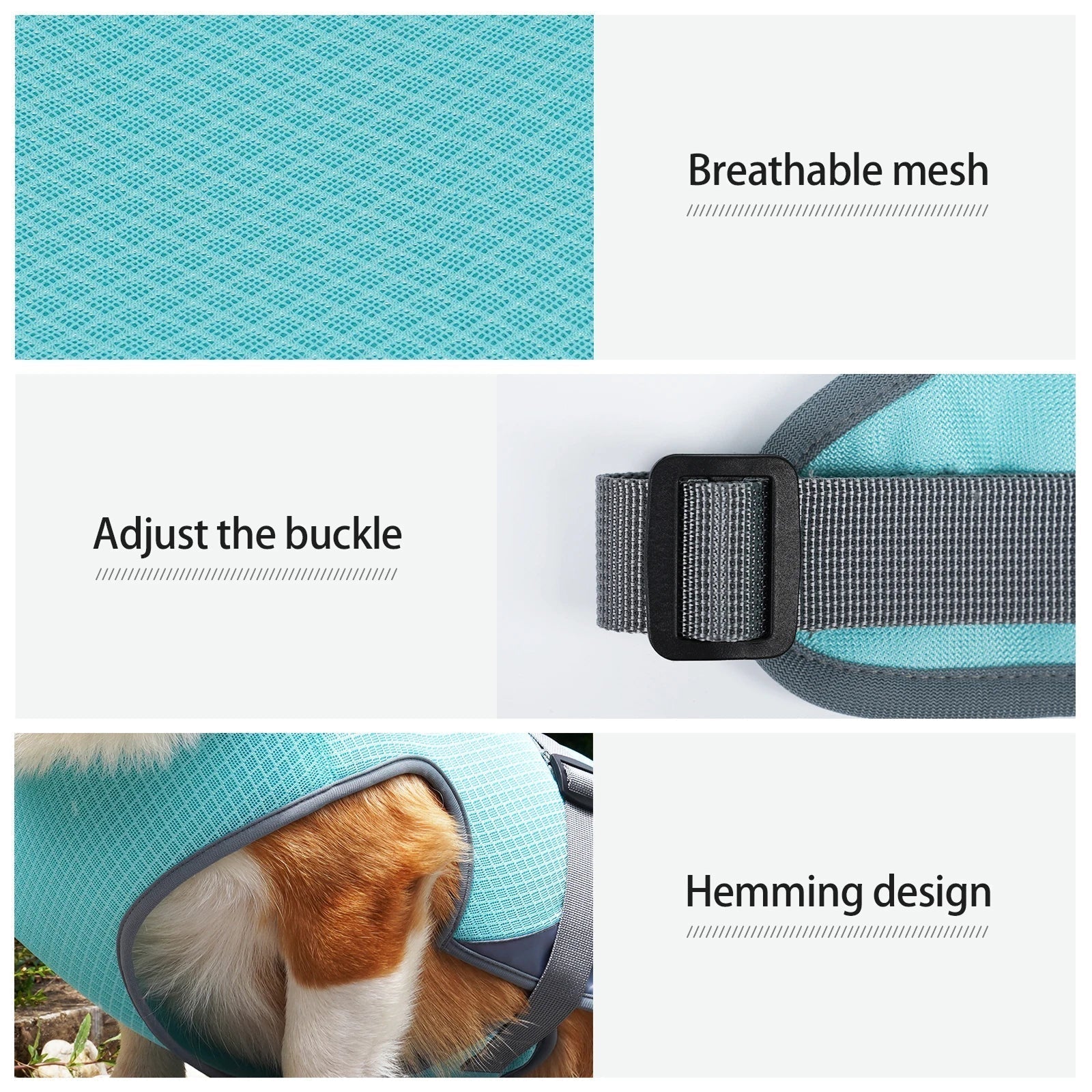 VeciGimax Dog Cooling Vest - Evaporative Heat Relief Jacket