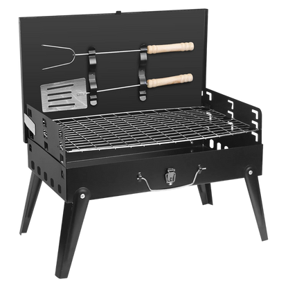 ChaxiCovi Portable Foldable Charcoal BBQ Grill for Camping & Tailgating