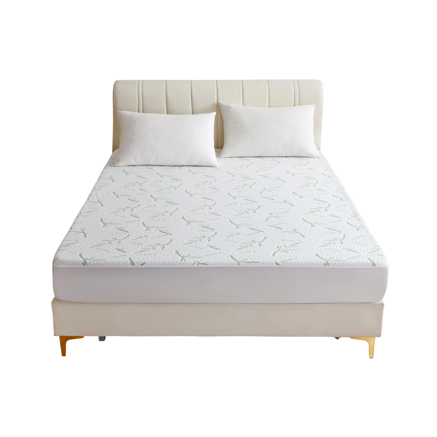 CosheMiv Cooling Bamboo Sheets Waterproof Deep Pocket