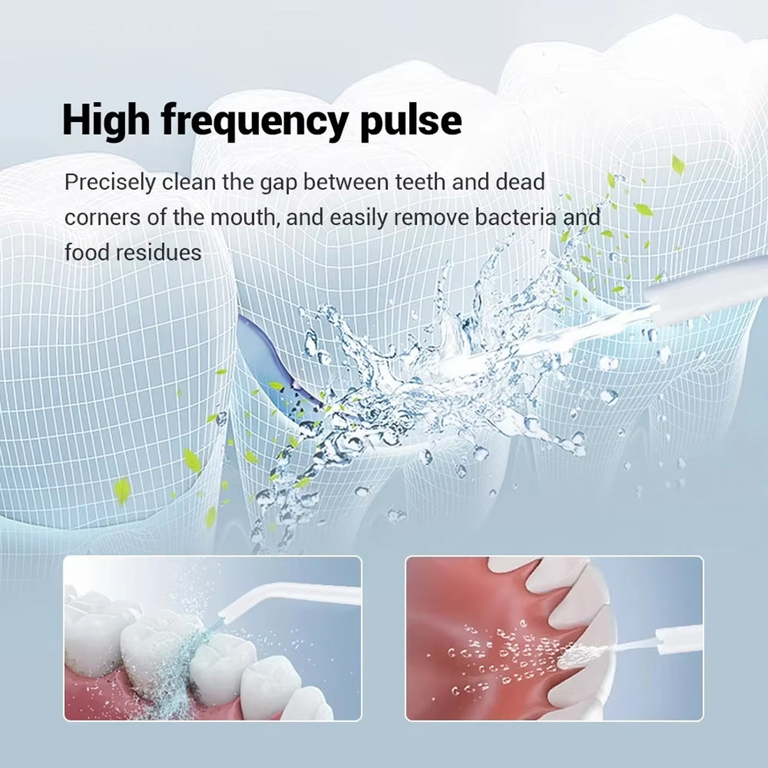 Professional Cordless Water Flosser with 30-Day Battery