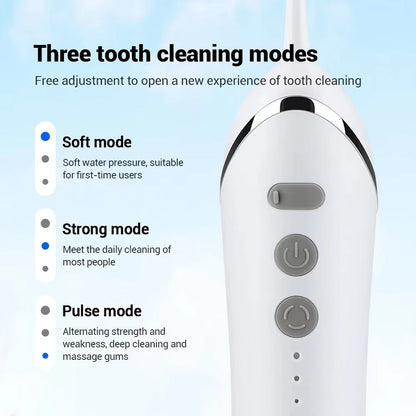 Professional Cordless Water Flosser with 30-Day Battery