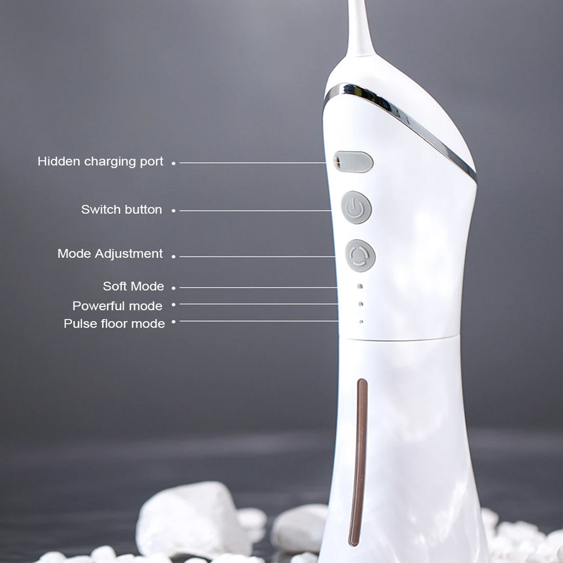 Professional Cordless Water Flosser with 30-Day Battery