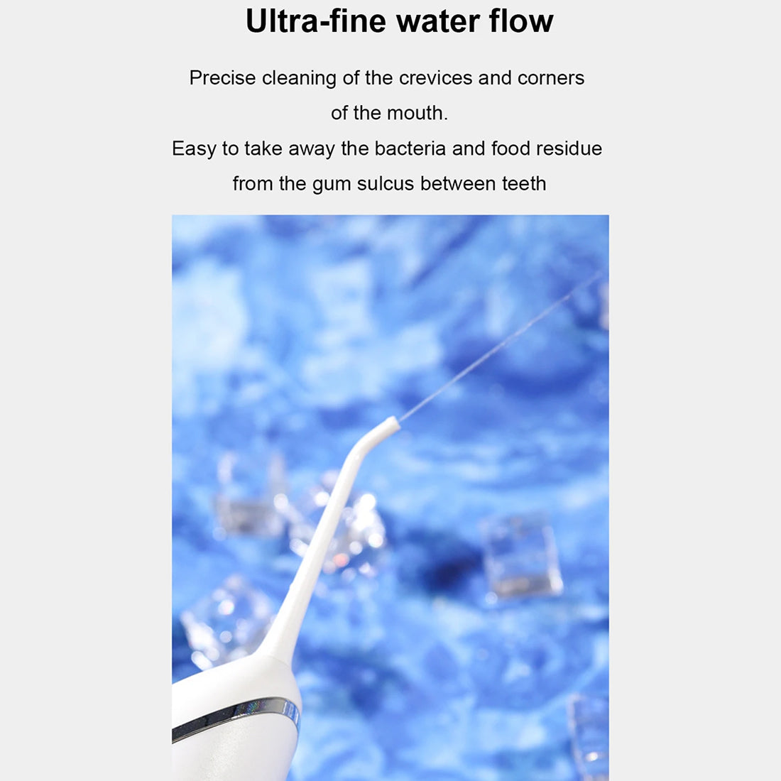 Professional Cordless Water Flosser with 30-Day Battery