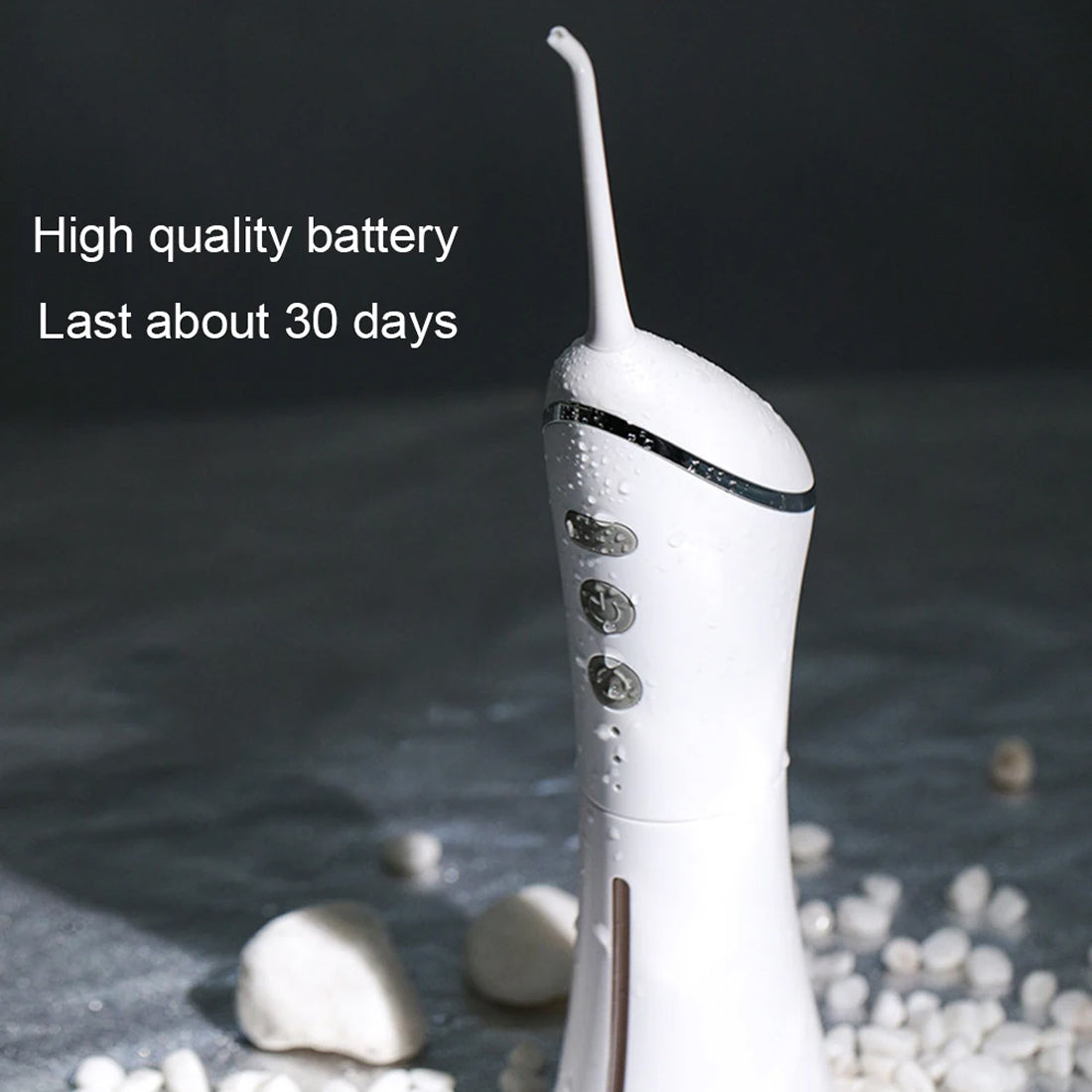 Professional Cordless Water Flosser with 30-Day Battery