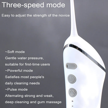 Professional Cordless Water Flosser with 30-Day Battery