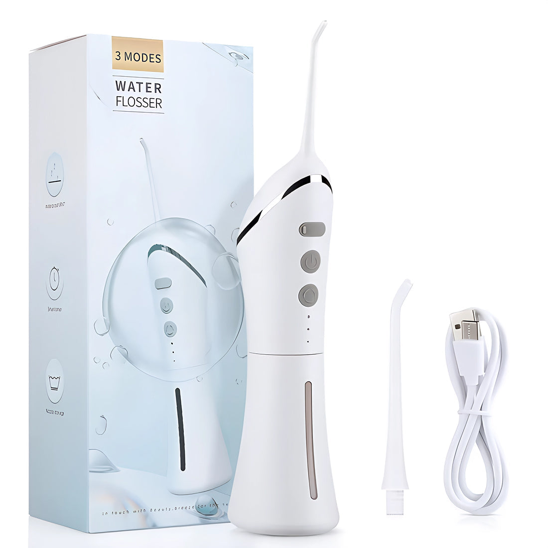Professional Cordless Water Flosser with 30-Day Battery