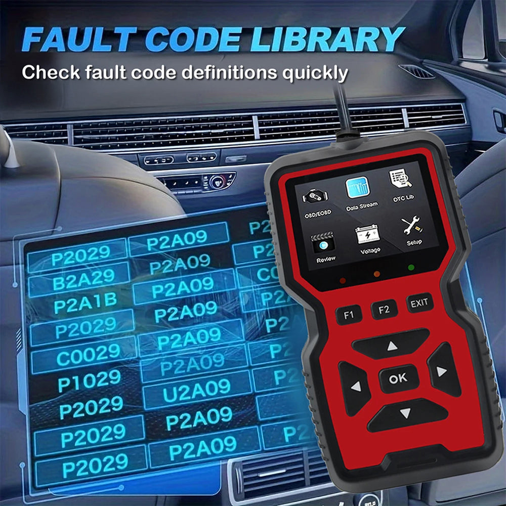 CodiRedix OBD2 Car Diagnostic Tool - 35,000+ DTC Library